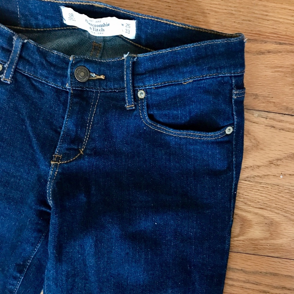 Abercrombie and Fitch Dark Wash Stretch Jeans